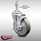 Service Caster 5 Inch SS Gray Polyurethane Swivel 10mm Threaded Stem Caster with Brake SCC SCC-SSTS20S514-PPUB-TLB-M1015 - alternate 2